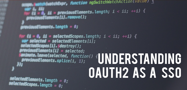 Understanding Oauth2 as a SSO