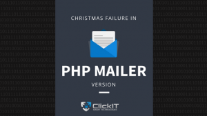 Christmas failure in PHPMailer versions
