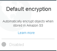 Default encryption