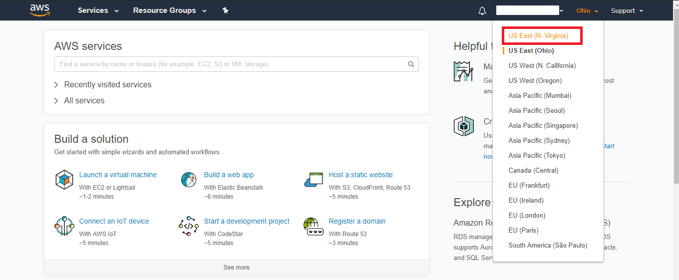 migrate WordPress AWS region