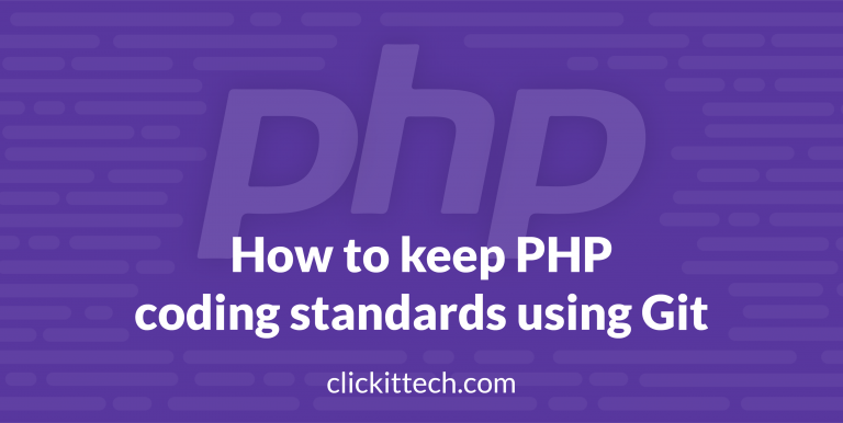 How to keep PHP coding standards using Git