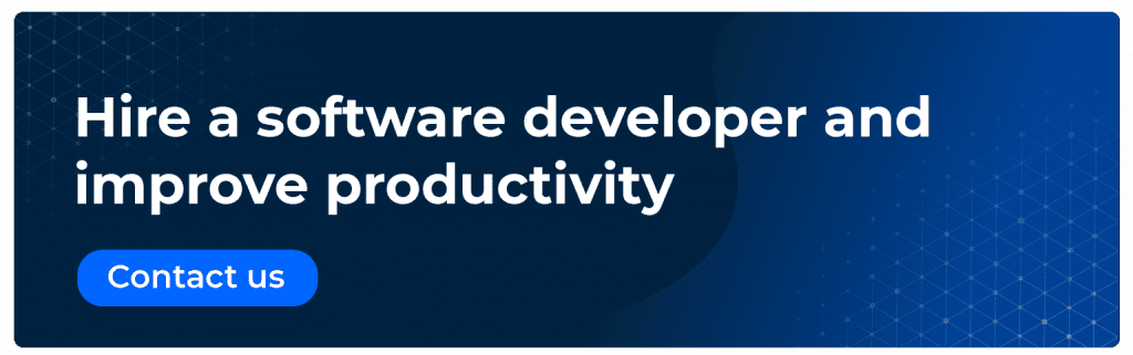 Hire a software developer and improve productivity