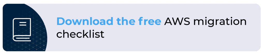 Download the free AWS migration checklist