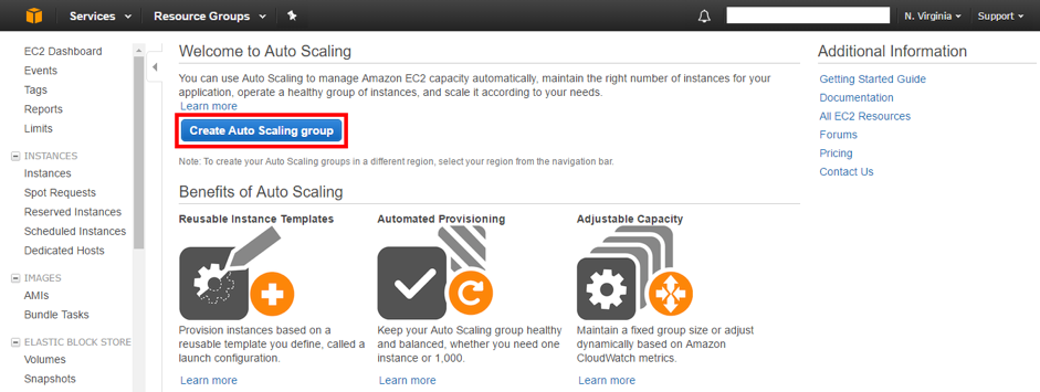 step 11 of create auto scaling in aws: create aws auto scaling group