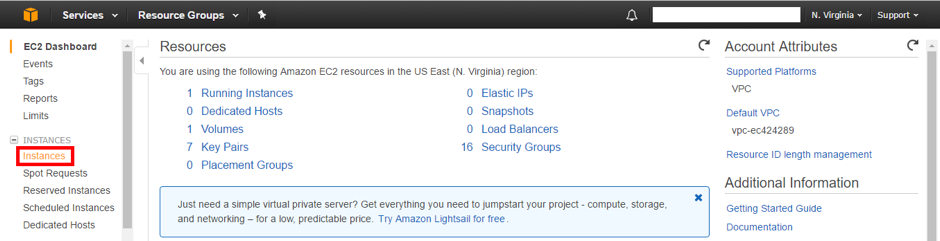 step 4 of create auto scaling in aws: instances