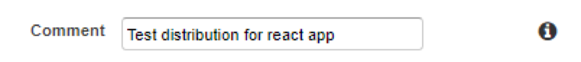 Optional, assign a comment on the distribution, so we can know what’s the purpose for such distribution