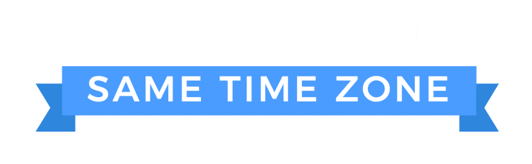 Top ranked teams in the same time zone for Software Development