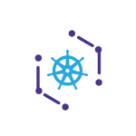 Kubernetes Clustering Icon - ClickIT DevOps Services