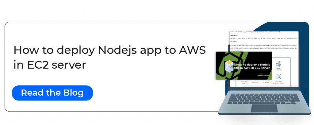 how to deploy nodejs app to aws in ec2 server