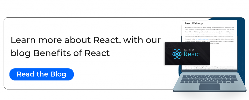 Blog benefits of React