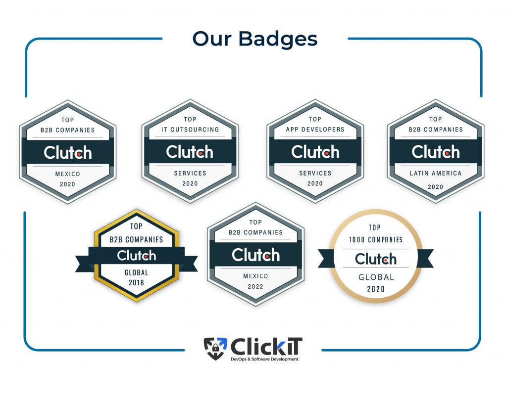 ClickIT's badges by Clutch