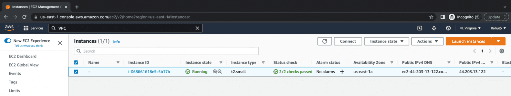 install EC2 instance