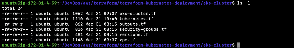 create EKS Cluster using Terraform step 11