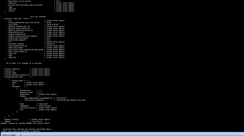 create EKS Cluster using Terraform step 15