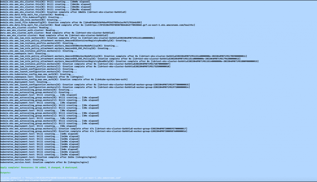 create EKS Cluster using Terraform step 16