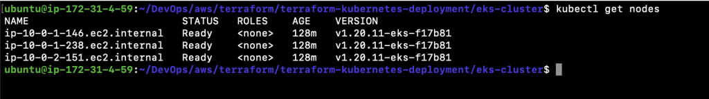 create EKS Cluster using Terraform step 20