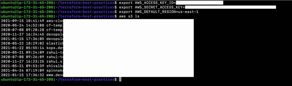 Configure AWS Command Line Interface