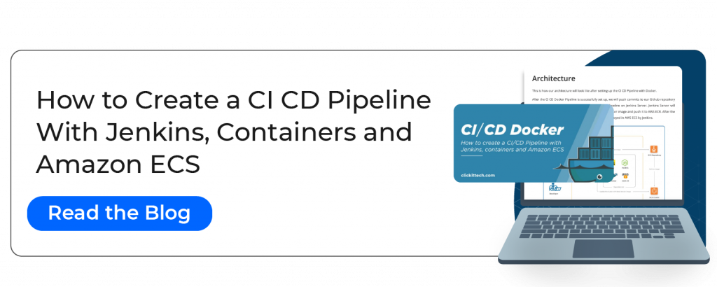 how to create a ci cd pipeline with jenkins, containers and amazon ecs