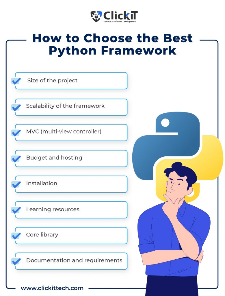 How to choose the best python frameworks