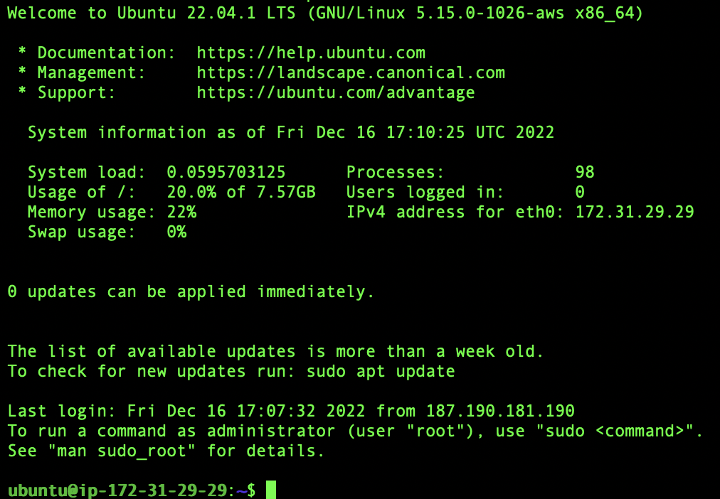 ec2 instance using ssh with linux step 4