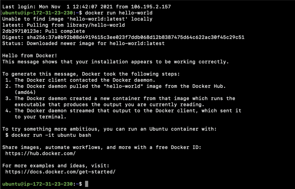 install docker