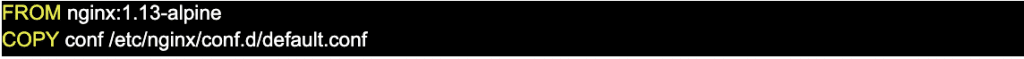 FROM nginx:1.13-alpine
COPY conf /etc/nginx/conf.d/default.conf
