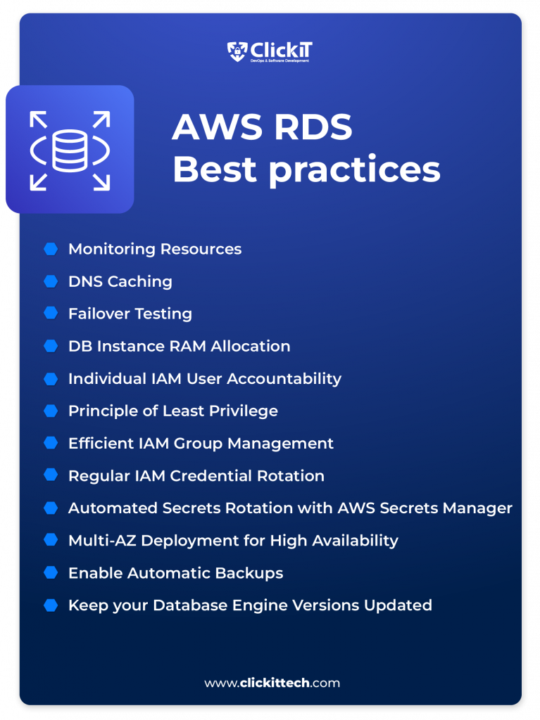 aws rds vs aurora: RDS best practices
