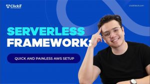 Banner for Serverless Framework with a ClickIT Colaborator