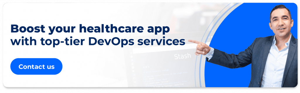 healthcare app automation with DevOps