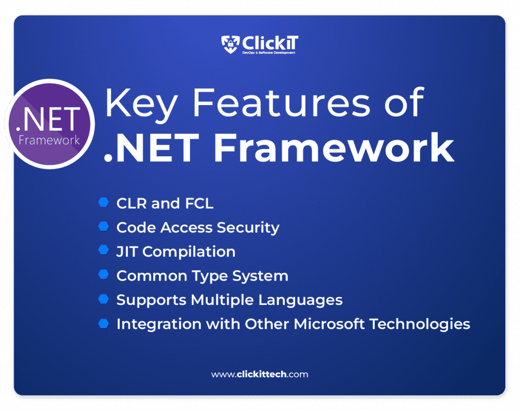 .net framework features