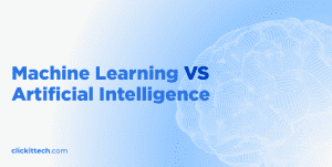 banner of the blog ai vs machine learning