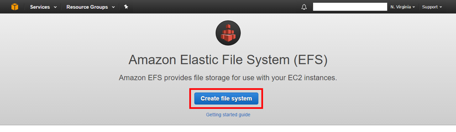 Step by Step to create an Amazon EFS, 3-Create-file-system