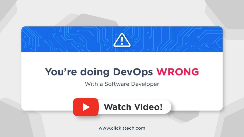 you're doing DevOps wrong video
